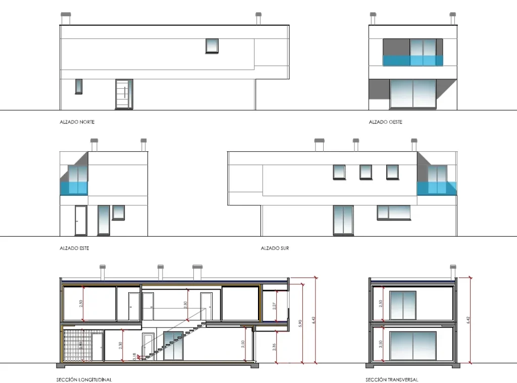 Proyecto de vivienda unifamiliar en Av Ilustración 31 de Zaragoza