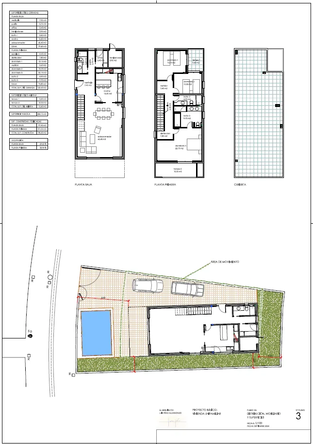 Proyecto de vivienda unifamiliar en Av Ilustración 31 de Zaragoza 2