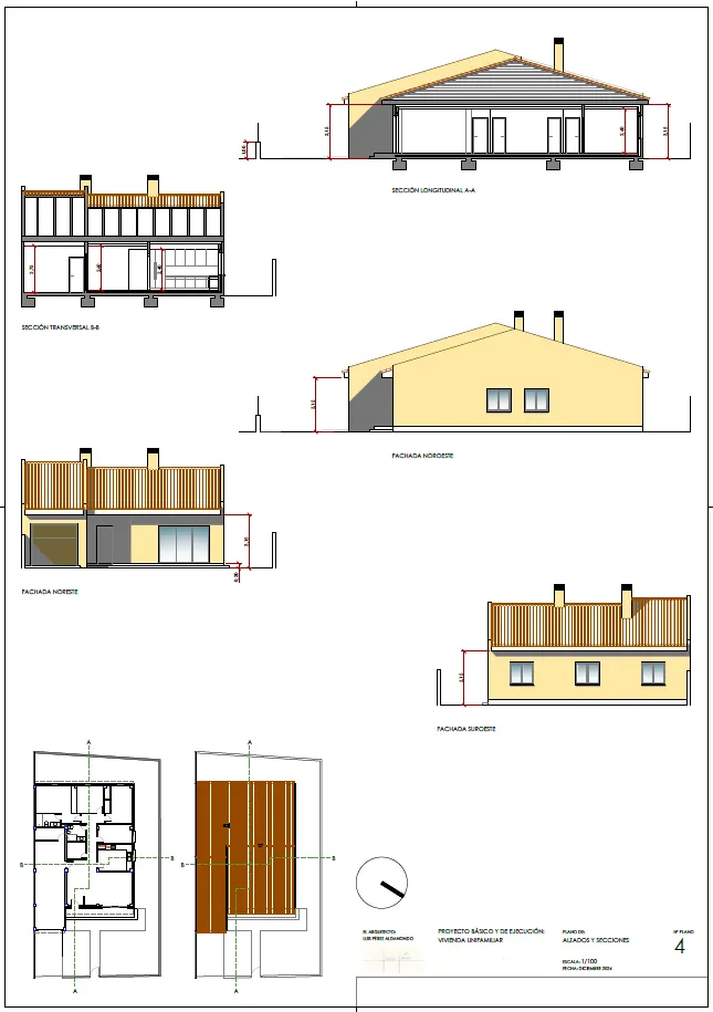 Proyecto para vivienda unifamiliar en Figueruelas