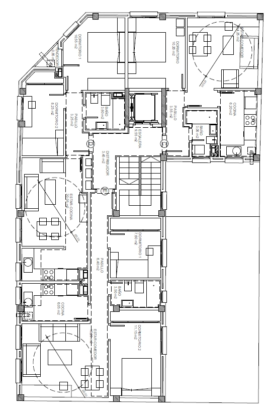 Mapa Bloque para 8 viviendas en la calle Osa Mayor 28